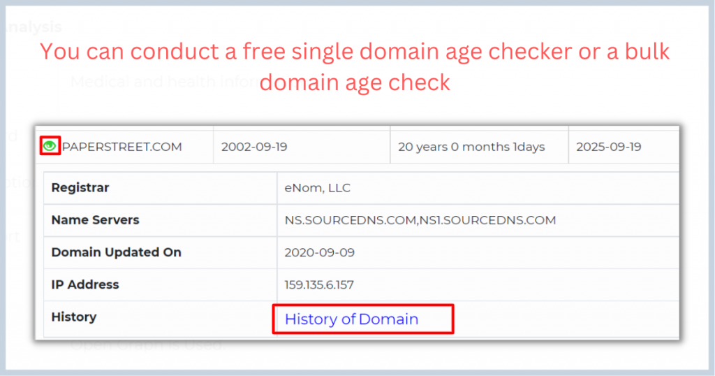 domain age checker - spreadme digital