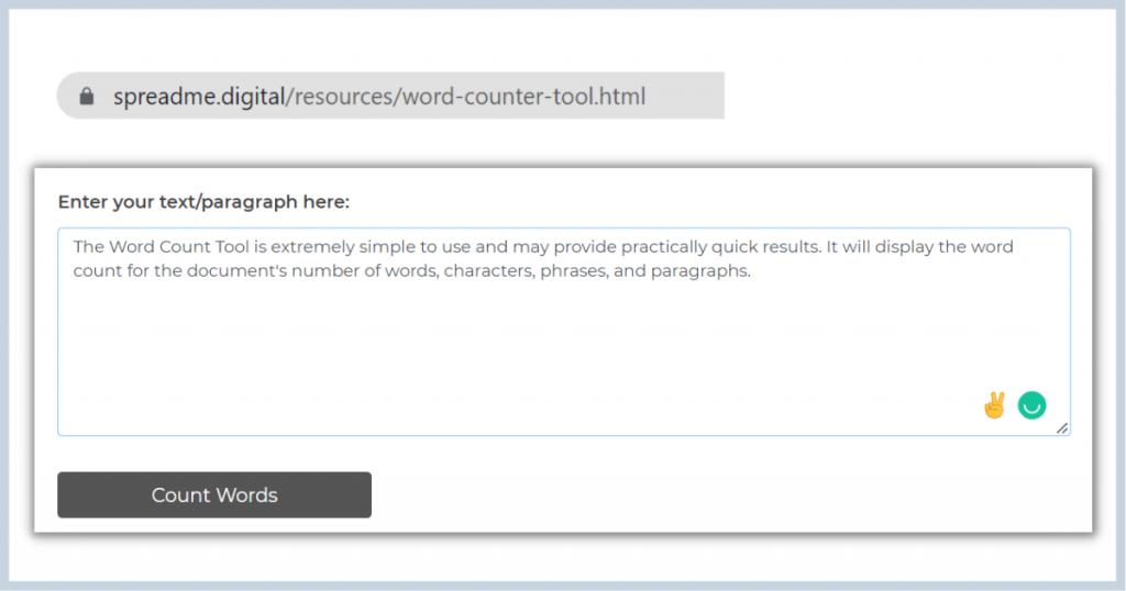 word count tool - digital marketing tool