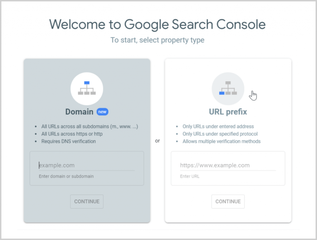 Google console setup