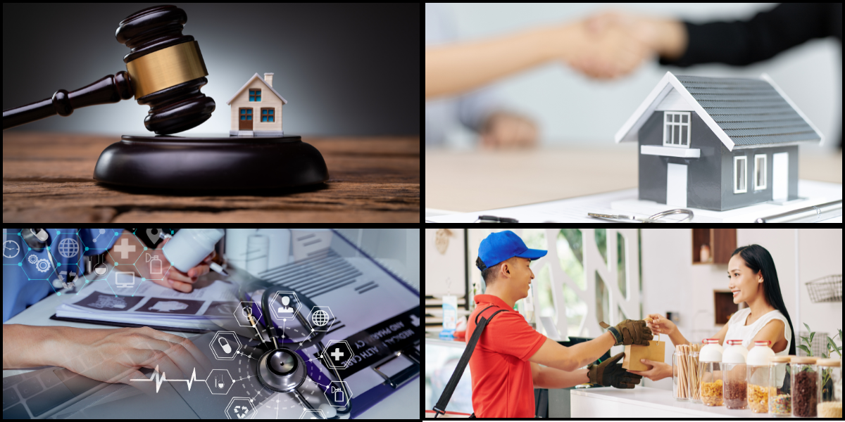 Real Estate, Healthcare, Legal, and Local Services